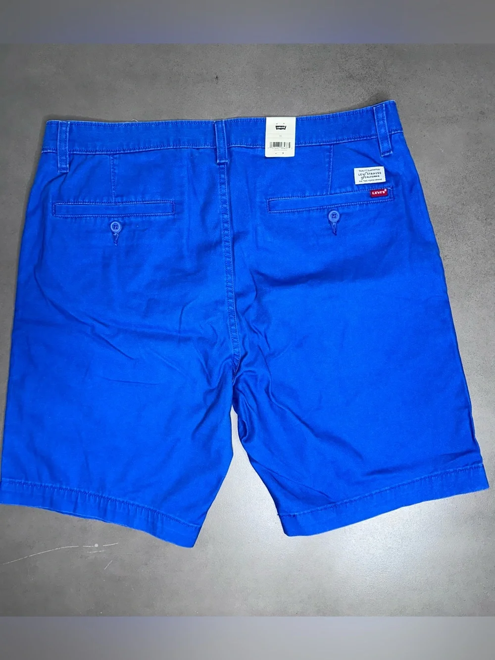 Levi’s XX Chino Standard Fit Bright Blue Shorts - W36 L9.5 NWT